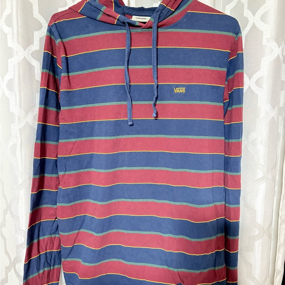 Vans Men's Multicolor Striped Hoodie